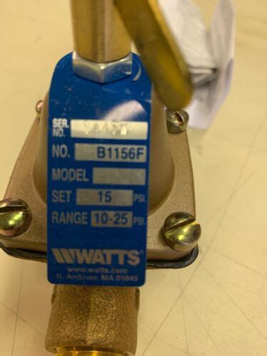 New Watts Backflow Preventerboiler Fill Valve 12 B911s M3 B1156f Ebay