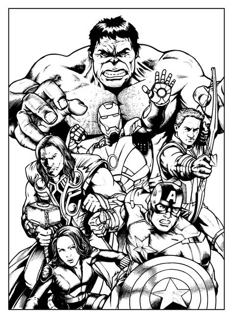 Desenho Colorir Super Herois