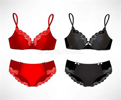 Set Of Lingerie Bra And Panties Stock Illustration Illustration Of Sensuality Gift