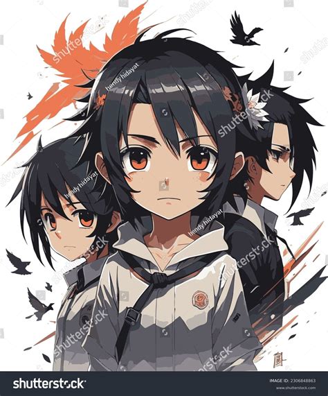 anime characters with black hair 8