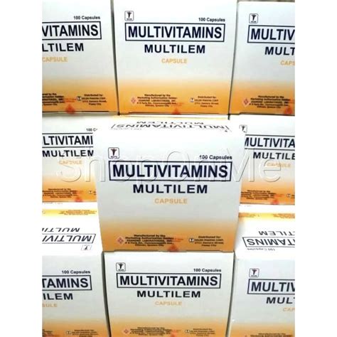 Multilem Multivitamins 100 Capsules Shopee Philippines