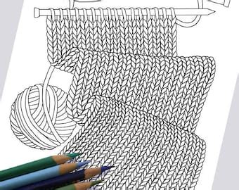 Knitting Drawing