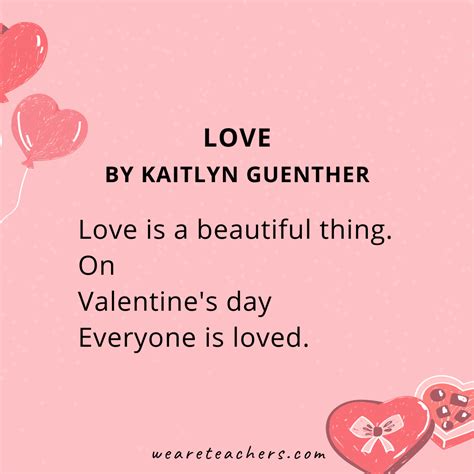 Valentines Day Poems For Kids Of All Ages And Grade Levels