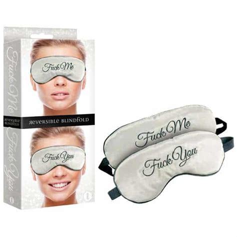 Fuck Me Fuck You Reversible Blindfold My Temptations