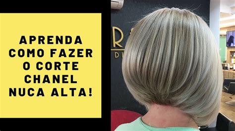 Chanel De Bico Repicado Na Nuca - APRENDA as TÉCNICAS de como FAZER CHANEL NUCA ALTA ! - YouTube