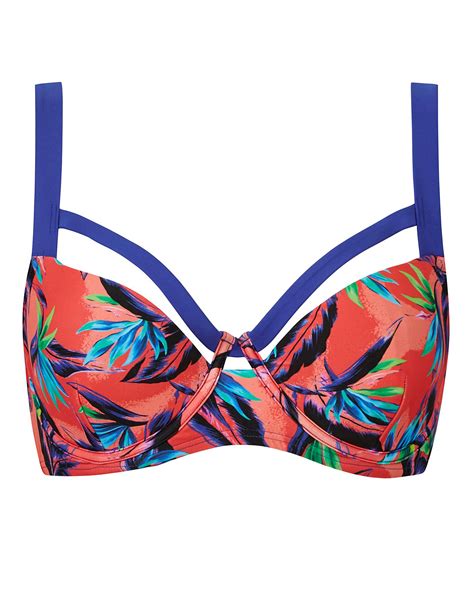 Figleaves Curve Harness Bikini Top J D Williams