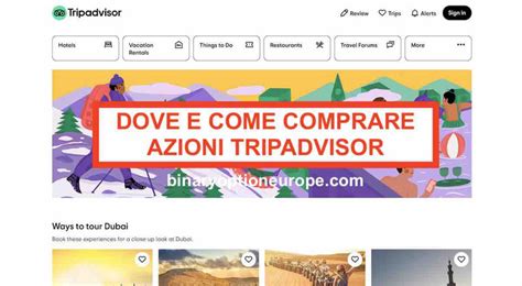 Dove E Come Comprare Azioni TripAdvisor 2024 Previsioni TRIP Grafico