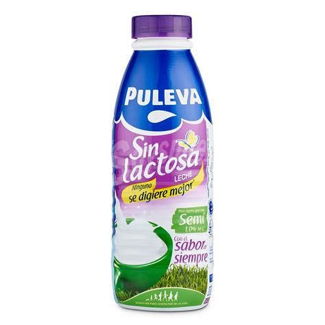 Puleva Puleva Leche Semidesnatada De Vaca Sin Lactosa Ma Anas Ligeras L