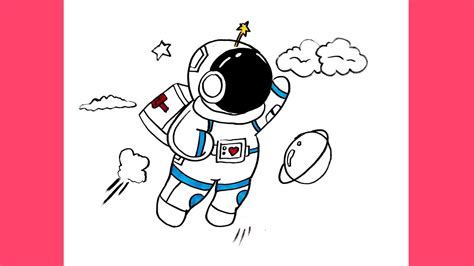 C Mo Dibujar Un Astronauta Paso A Paso F Cil Youtube