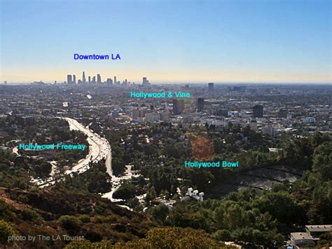 The La Tourist Hollywood Bowl Overlook On Mulholland Drive