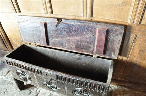 A Wonderful Henry Viii Tudor Oak Boarded Chest English Circa 1540