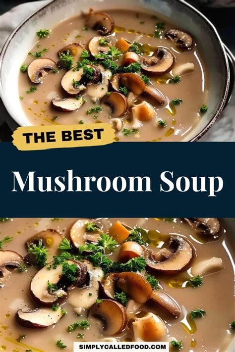 Mushroom Soup Recipe