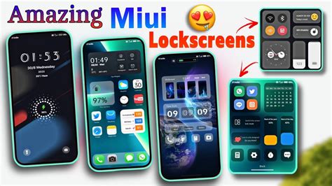 Best Miui Lockscreen Setupthemes Amazing Charging Animations