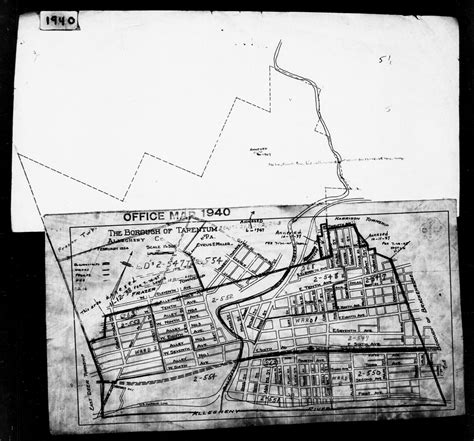 1940 Census Enumeration District Maps Pennsylvania Allegheny County Tarentum Ed 2 547