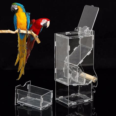 Автоматическая кормушка для птиц Pet Parrot Birdy Cage контейнер для ...