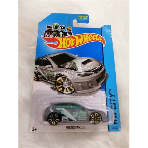 Original Hot Wheels Subaru Wrx Sti Rth Us Card Shopee Malaysia