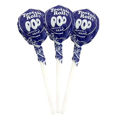 Grape Tootsie Pops 2 Lb Bulk Bag All City Candy