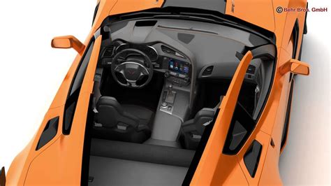 2019 Chevrolet Corvette Zr1 3d Model By Behr Bros