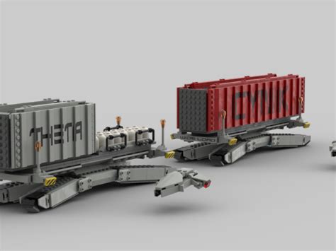 Lego Moc Futuristic Armoured Cargo Transport By Futurismlego