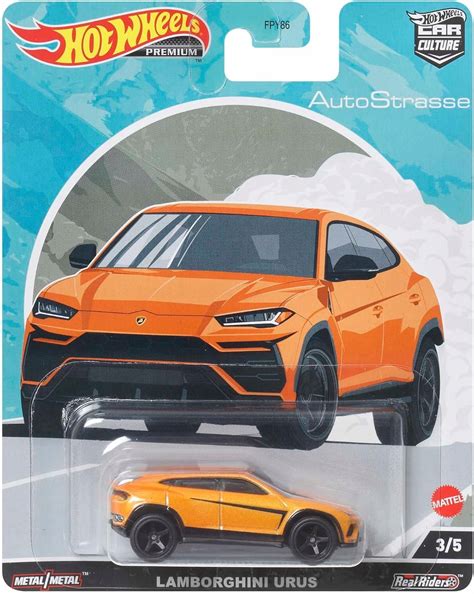 HOT WHEELS PREMIUM CAR CULTURE AUTOSTRASSE HCK16 Lamborghini Urus 194735011841 Cena Opinie
