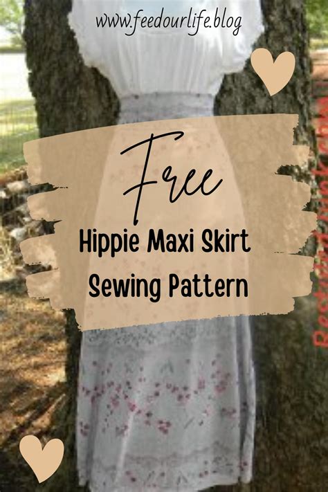 Free Hippie Maxi Skirt Sewing Pattern Feed Our Life