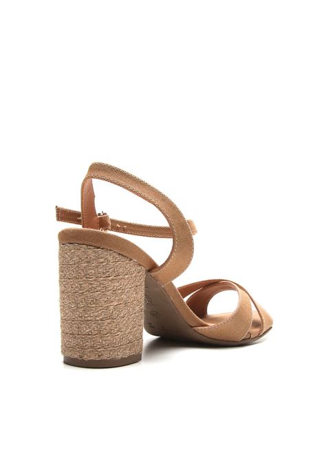 Sandália Bebecê Tiras Nude Compre Agora Dafiti Brasil