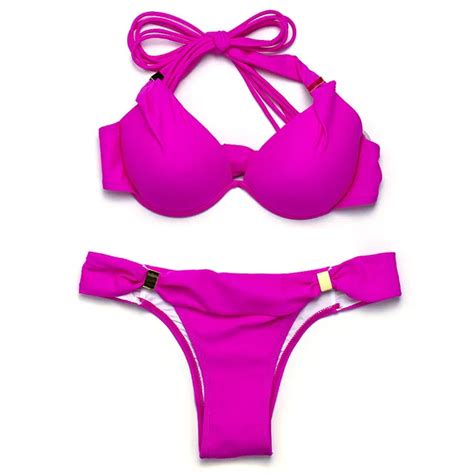 Aliexpress Buy Trangel New Push Up Bikini Brazilian Style Womem