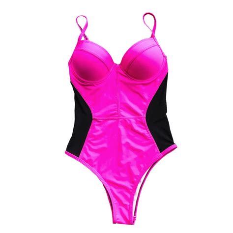 Pink New Brazilian Micro Mini Thong Extreme Two Piece Bikini Set Beach Wear Swimsuit Women
