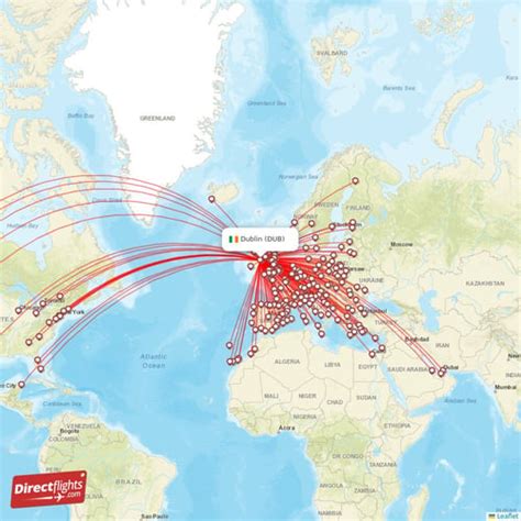 Direct flights from Dublin - 195 destinations - DUB, Ireland ...