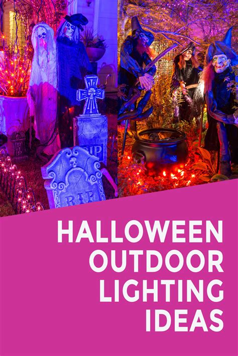 Halloween Outdoor Lighting Ideas: 25+ Spooky Ways To Light Your Yard