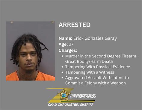 Suspect Arrested in Homicide | HCSO, Tampa, FL