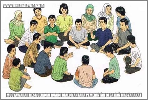 musyawarah desa sebagai ruang dialog antara pemerintah desa