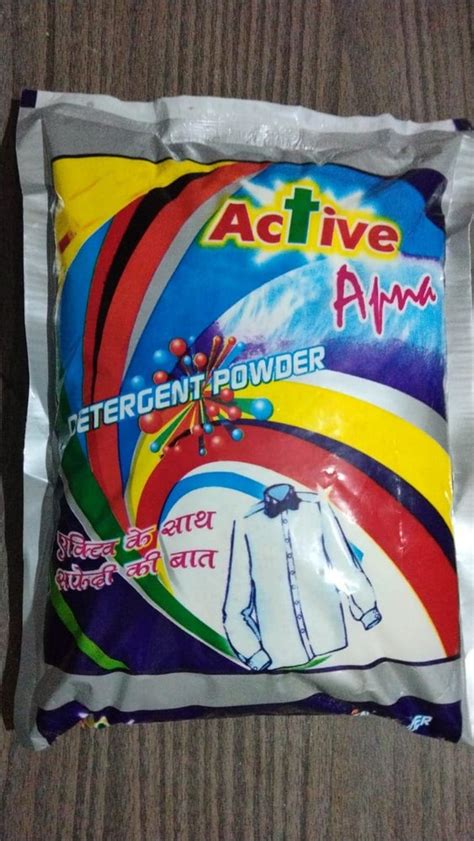 Lemon Active Apna Detergent Powder For Laundry Packaging Type Packet