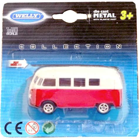 VW Kombi Volkswagen Microbus Welly escala 1/64 - Arte em Miniaturas