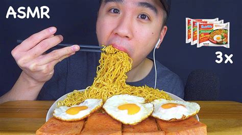 Asmr Indomie Mi Goreng Mukbang No Talking Noodles Eating Sounds Bun