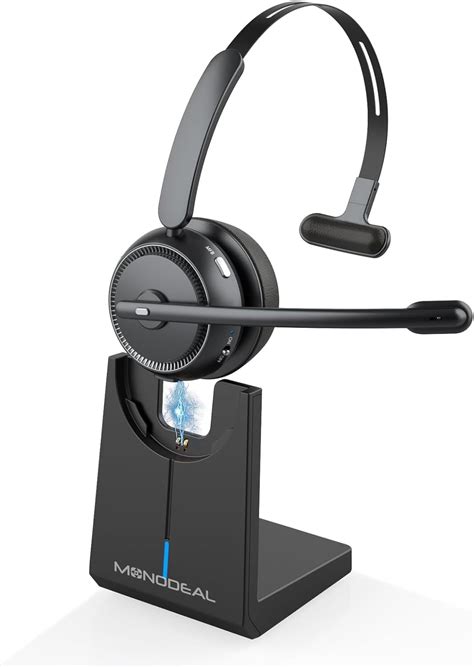 Csl Bluetooth Headset Mit Ladestation Pc Headset Mit Flexiblem