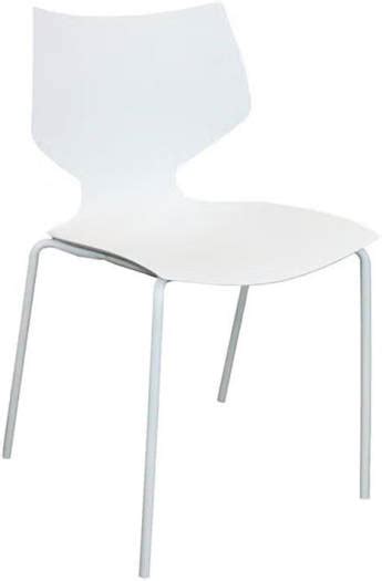 Jilphar Furniture Armless Fiber Plastic Chair Ergonomically Designed