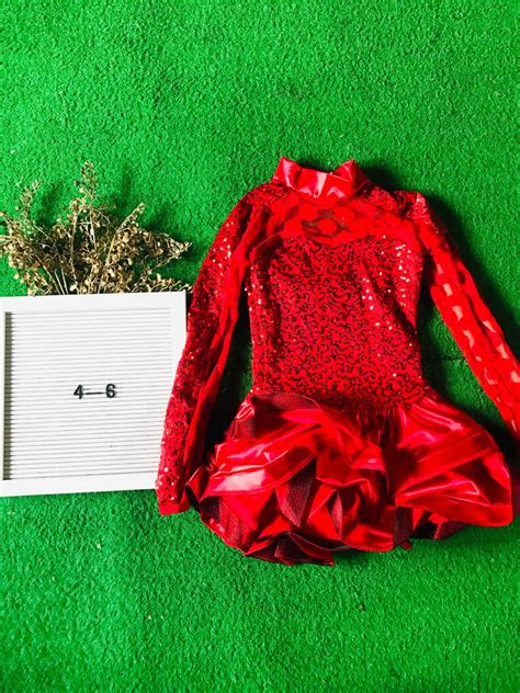 Red Dance Costume Babies And Kids Babies And Kids Fashion On Carousell