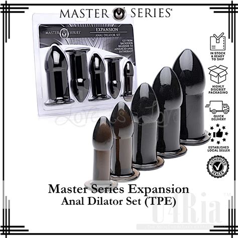 Master Series Expansion Anal Dilator Set TPE Shopee Singapore