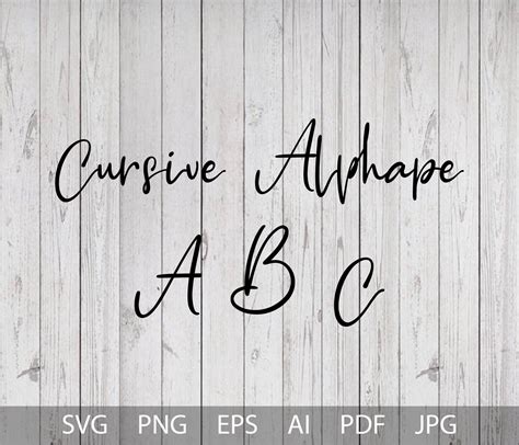 Handwritten Font Svg Cursive Font Svg Cursive Font for - Etsy