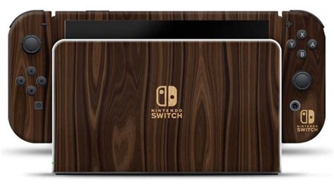 Skin Para Nintendo Switch Oled Adesivo Madeira Parcelamento Sem Juros