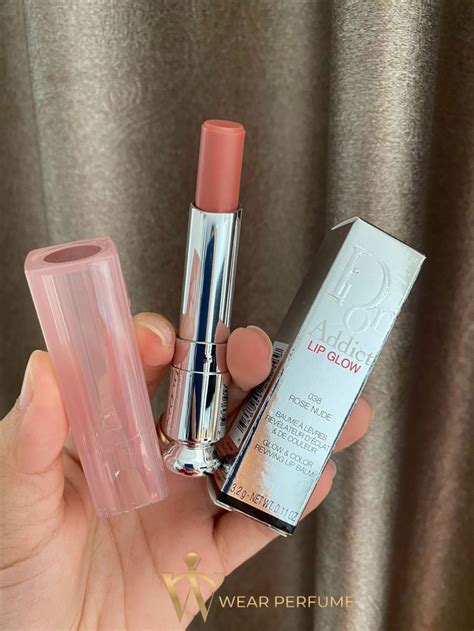 Son Dưỡng Dior Addict Lip Glow Màu 038 Rose Nude Hồng Đất wearperfume