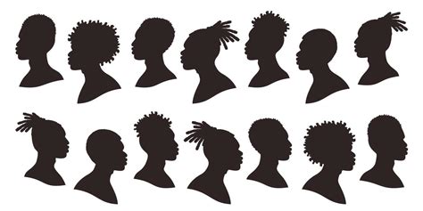 black people silhouette vector art icons  graphics