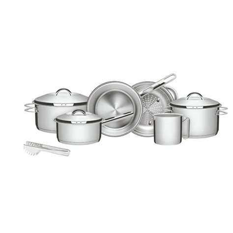 Jogo De Panela Rochedo Tramontina - Jogo de panela aco inox rochedo | Pontofrio