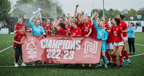 Nottingham Forest FC - Forest Women crowned league champions