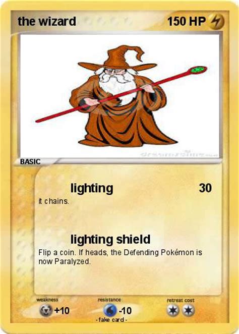 Pokémon The Wizard 16 16 Lighting My Pokemon Card