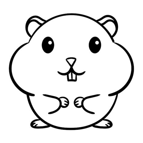 Premium Vector Cute Hamster Vector Icon Illustration Mascot Cartoon