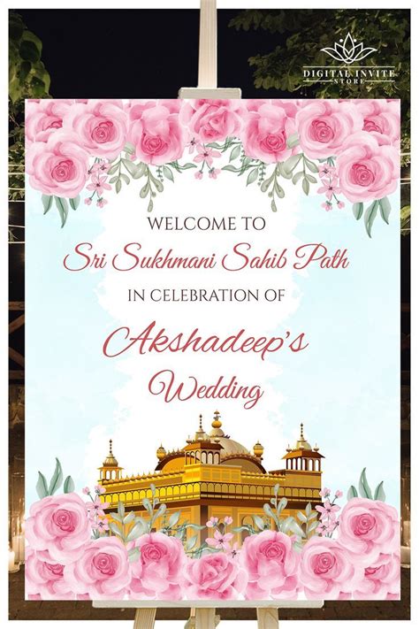 Buy Sukhmani Sahib Path Sign As Sukhmani Sahib Path Welcome Sign Sri