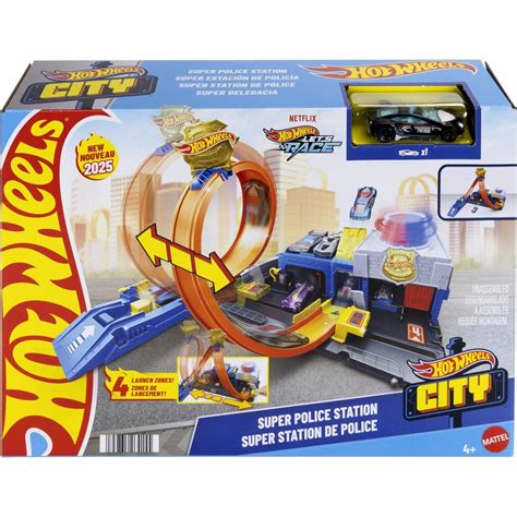 Mattel Hot Wheels City Super Police Station JBM71 Toys Shop Gr