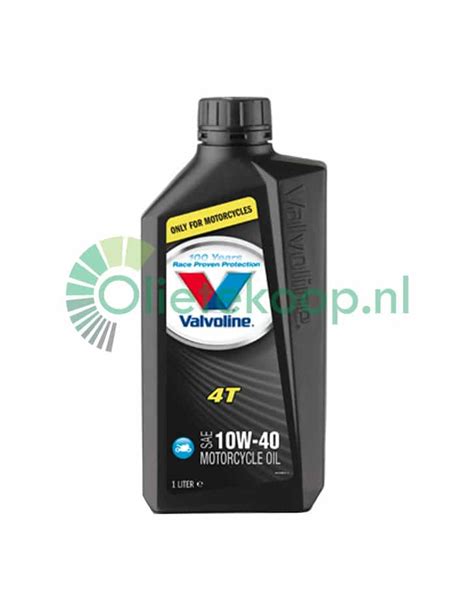 motorolie - 1 liter -Valvoline MotorCycle Oil 4T 10W40 | Olietekoop.nl